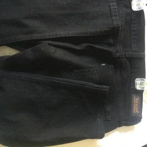 Levis 524 Black Jeans